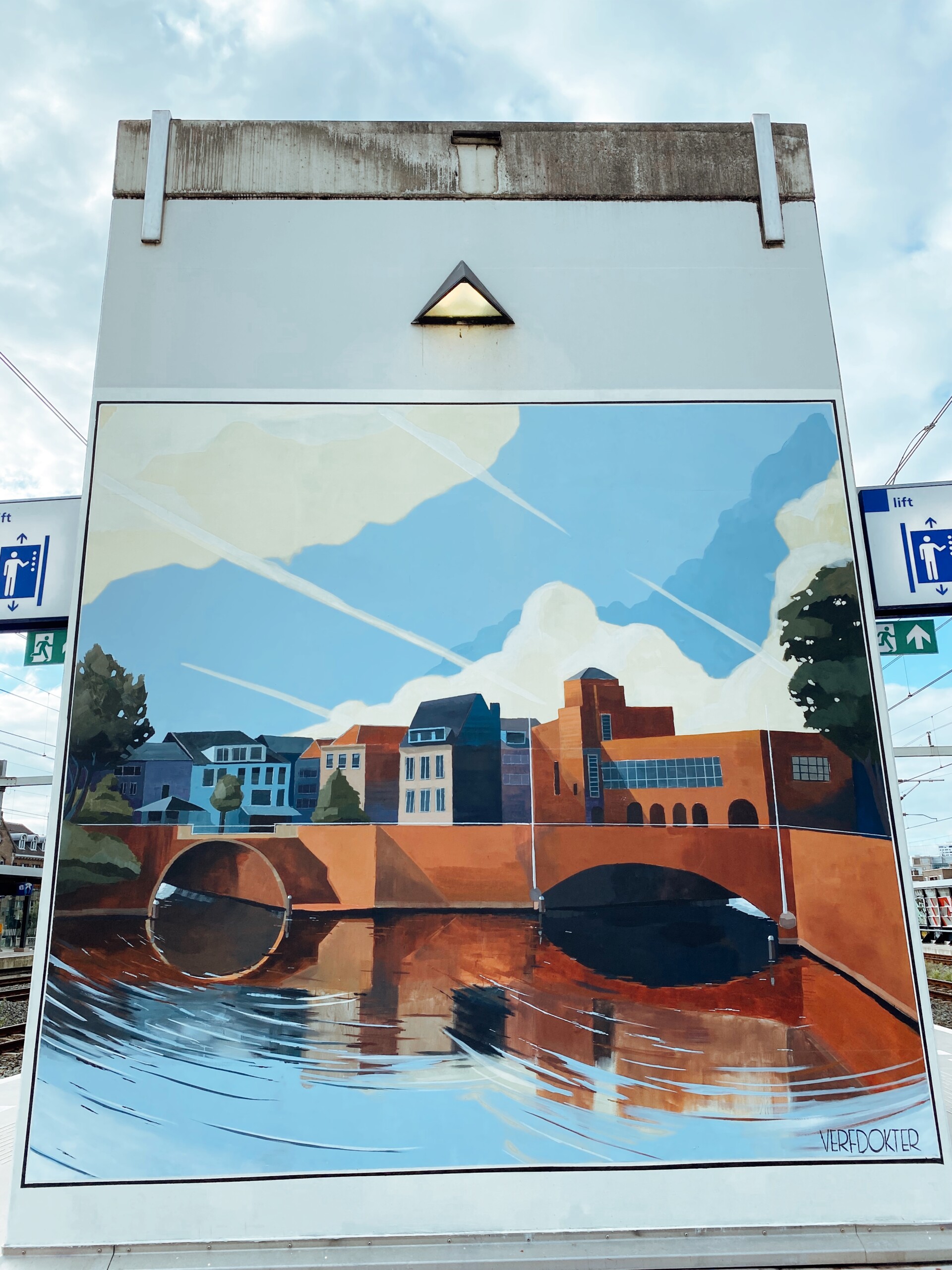 Muurschildering route centrum Utrecht oost